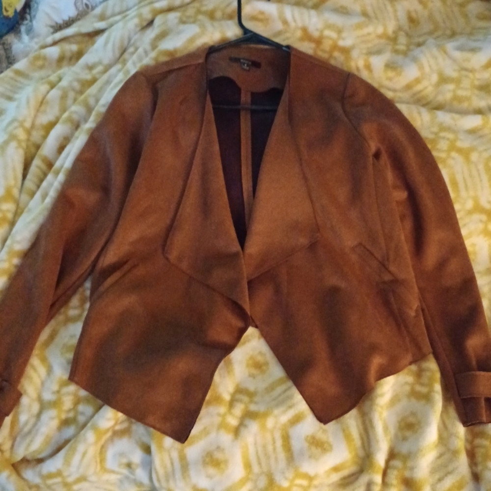 "Suede" fall blazer by Blashe